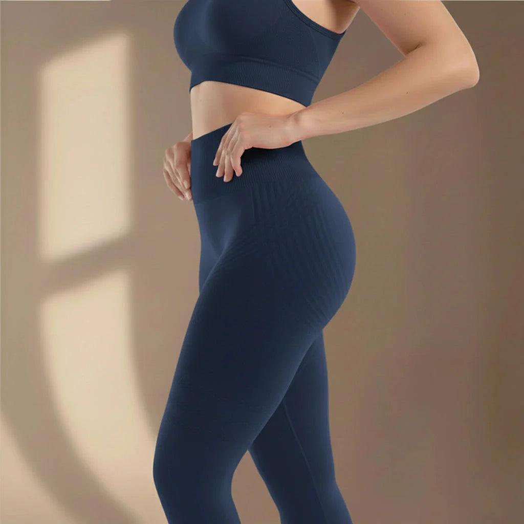 Legging Sculptant 3D NOREVYIA™ – Redessinez votre silhouette sans effort, avec poches