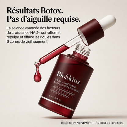 BioSkin™ Sérum Coréen NAD+ & EGF — Liftant & Repulpant by Norvelyia™