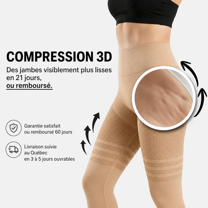 Legging Sculptant 3D NOREVYIA™ – Redessinez votre silhouette sans effort, avec poches