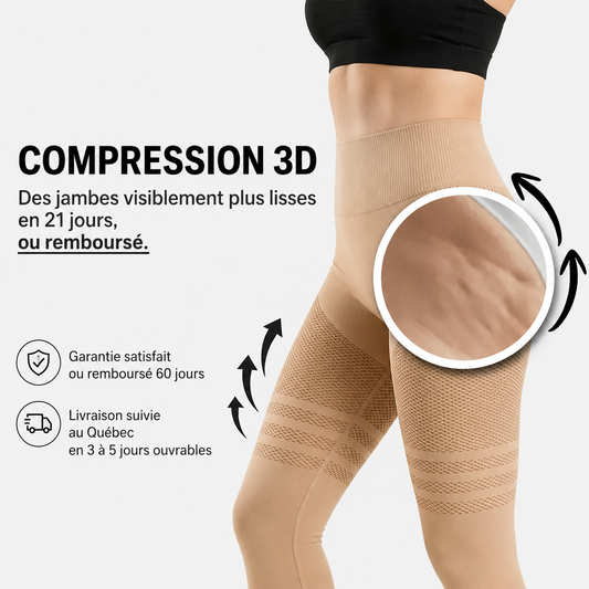 Legging Sculptant 3D NOREVYIA™ – Redessinez votre silhouette sans effort, avec poches