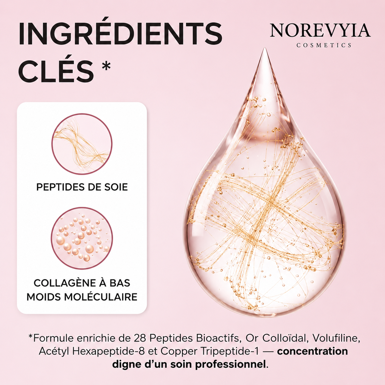 Ampoule Coréenne au Collagène — Effet Lifting dès la Première Application | NOREVYIA