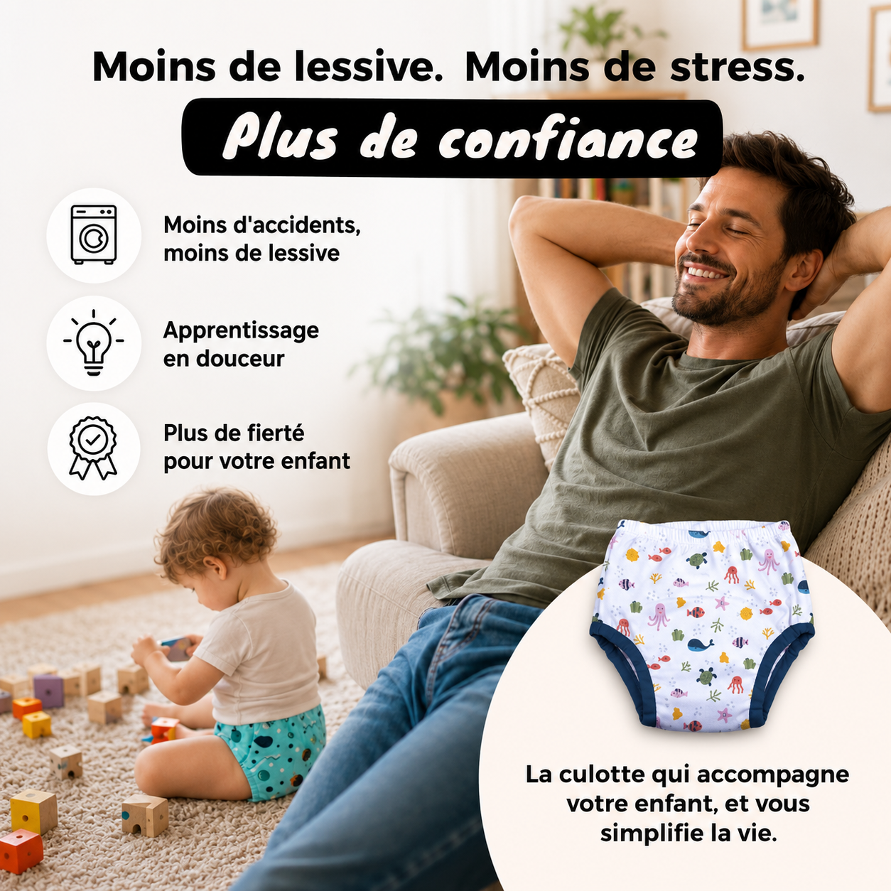 Culotte d’entraînement à la propreté