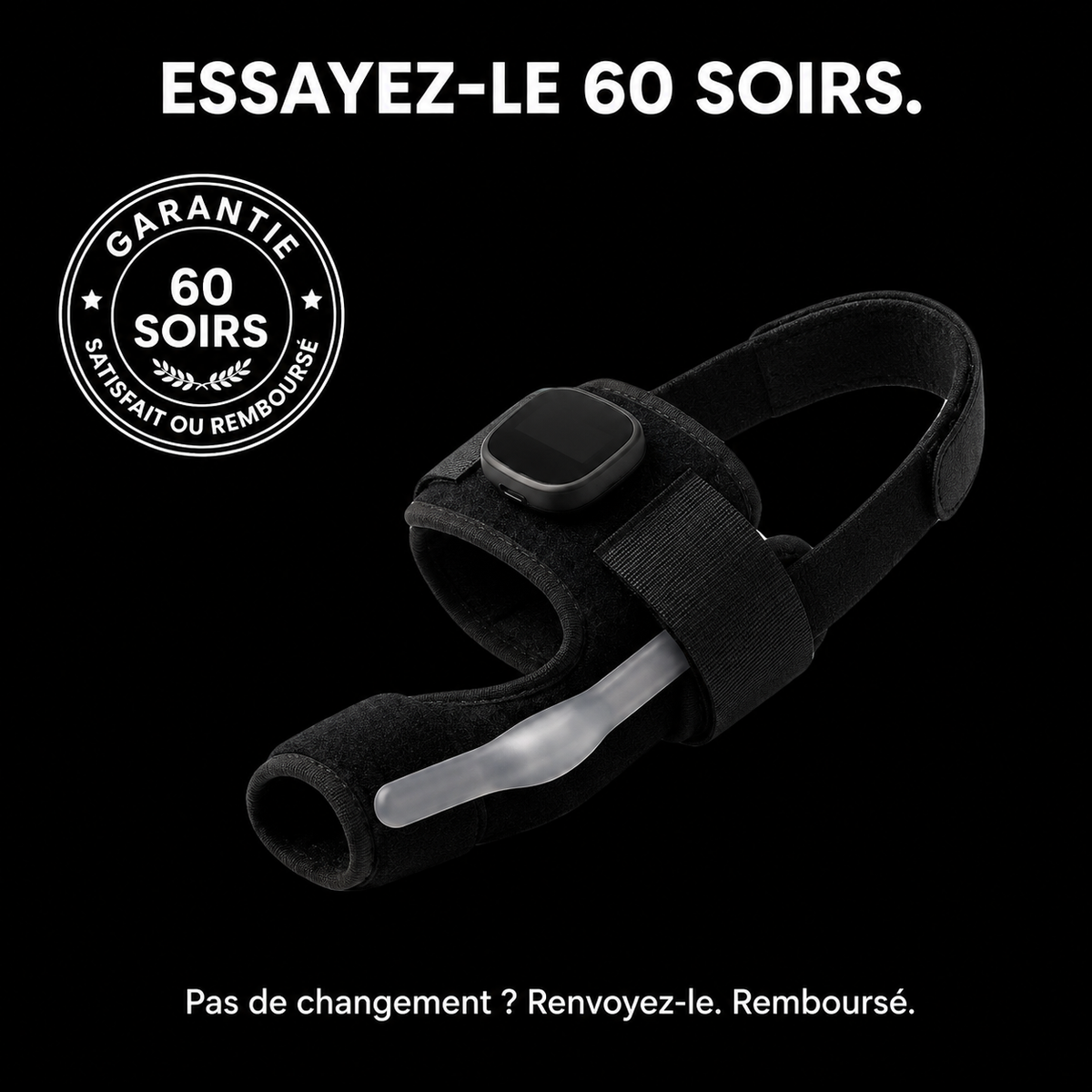 Il tient votre orteil. Et il rééduque le muscle qui doit le tenir.