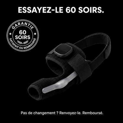 Il tient votre orteil. Et il rééduque le muscle qui doit le tenir.