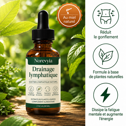 Drainage lymphatique Norevyia — Gouttes naturelles