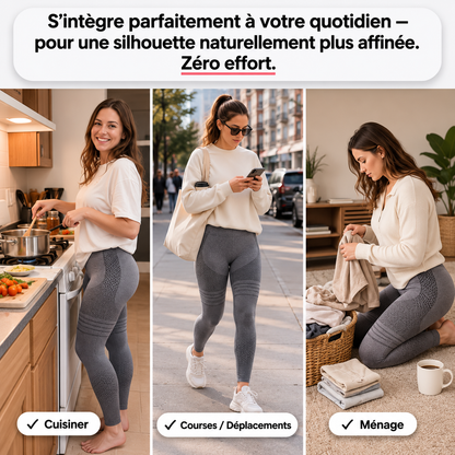 Legging Sculptant 3D NOREVYIA™ – Redessinez votre silhouette sans effort, avec poches