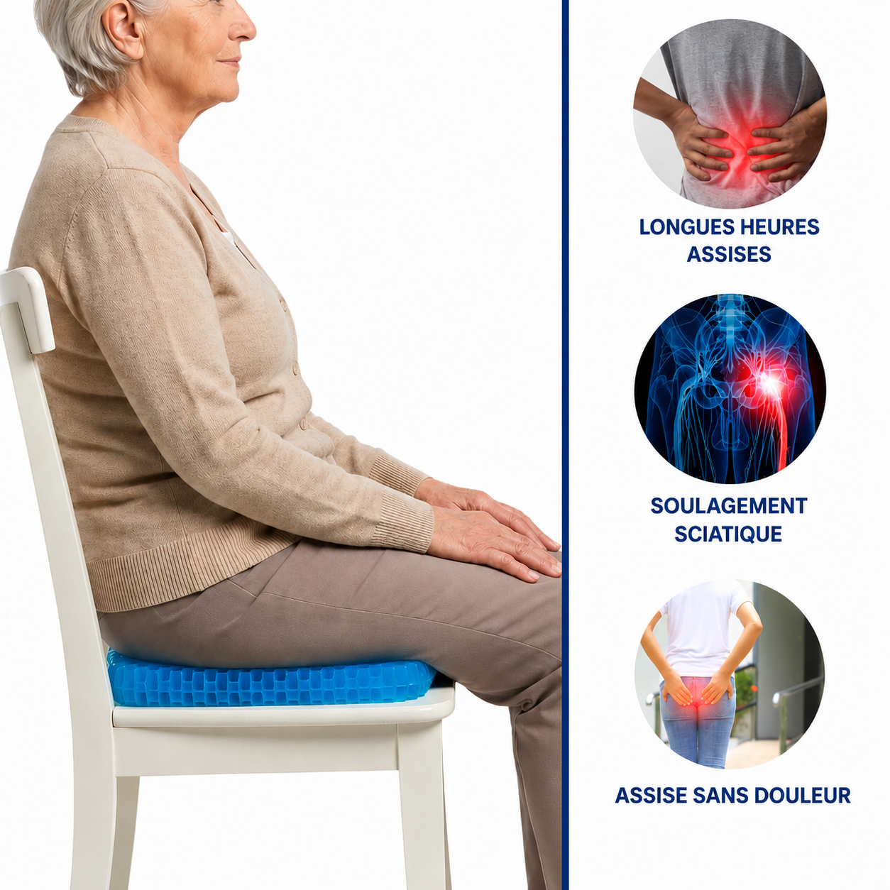 Coussin ergonomique en gel NOREVYIA™