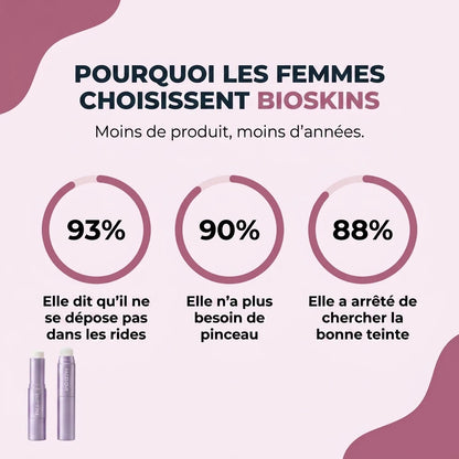 BioSkin™ Stick Teint Adaptatif 2-en-1 — Teint Unifié & Fini Naturel by Norevyia™