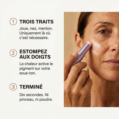 BioSkin™ Stick Teint Adaptatif 2-en-1 — Teint Unifié & Fini Naturel by Norevyia™